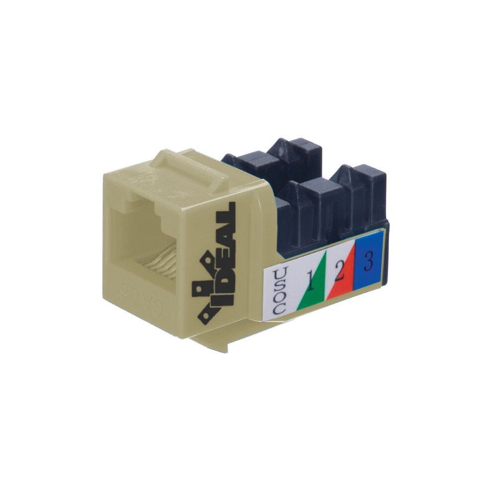 89-780Iv - Keystone Jack Cat3 110 Ivory 9395123418230