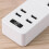 XIAOLE Πολύπριζο Προστασίας από Υπερτάσεις, 3Outlet4USB, 2500W με Καλώδιο Προέκτασης, 5