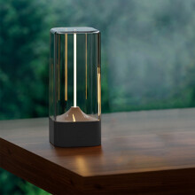 Lampe de bureau rechargeable, veilleuse de chevet réglable pour le confort des yeux, compatible avec la décoration de la chambre, cadeau de Noël