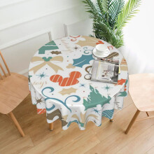 Rektangulär bordsduk med textilmotiv, vattenavvisande och skrynkelfri duk, spilltålig, mjuk, kompatibel med 60-tums bord