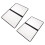 4 stk. menu transparent mappe mapper beskyttende ringbind PVC opskrift 5