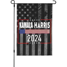 Kamala Harris na prezydenta 2024 r. Flagi ogrodowe, flagi Harris, dwustronny znak ogrodowy 12,5" x 18", dekoracja domu, baner do użytku wewnątrz i