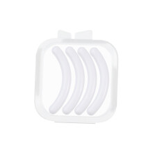 4Pcs Eyelash Curler Refills Long Last Rubber Comfortable Cosmetic Accessory white