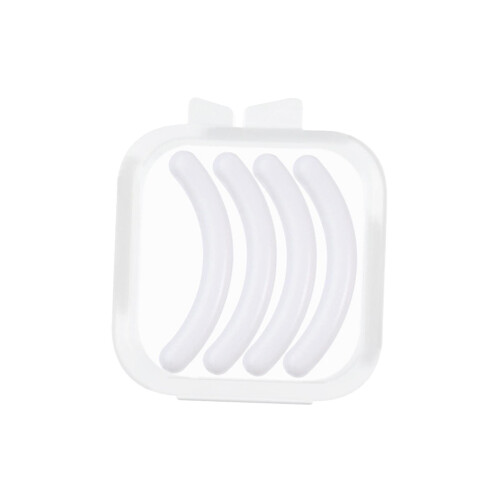 4Pcs Eyelash Curler Refills Long Last Rubber Comfortable Cosmetic Accessory white