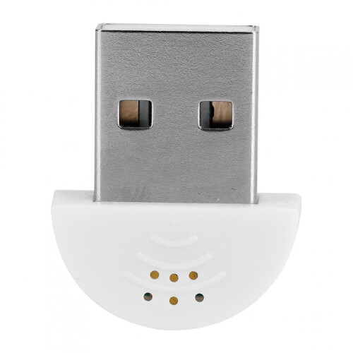 Baverta Mini micrófono - Mini micrófono de Voz de Estudio portátil USB (Blanco) 2