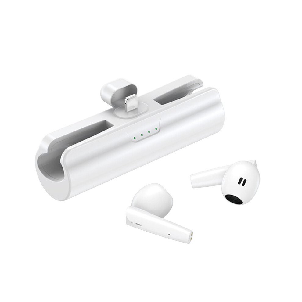 Avtoify Ultra Long Range Half In Ear Sport Noise Reduction Bluetooth Earphones White 9395123517162