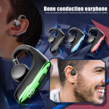 SUSUchens draadloze oordopjes met botgeleiding, ruisonderdrukking, Bluetooth V5.2, IPX5 waterdicht, compatibel met iPhone en Android, voor sport -