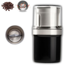Electric Coffee Grinder Large Capacity Stainless Steel Cup, Power Bean Grinding, Detachable Easy Clean