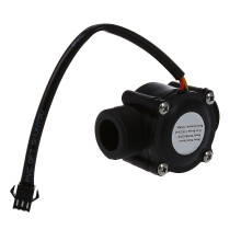 Medidor de flujo de agua con sensor de efecto Hall de 1-60 L/min, DC5-24V, FS300A