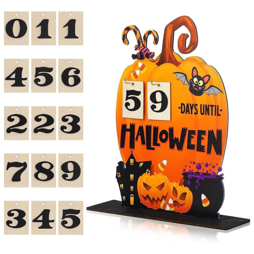 Ημερολόγιο Halloween Advent, Χαρούμενο Ημερολόγιο Αντίστροφης Μέτρησης Κολοκύθας Halloween