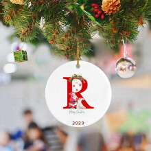 XHLQCBL Saldi di liquidazione Decorazione albero di Natale economica Ciondolo Natale personalizzato26 Decorazione con lettere Decorazione albero di