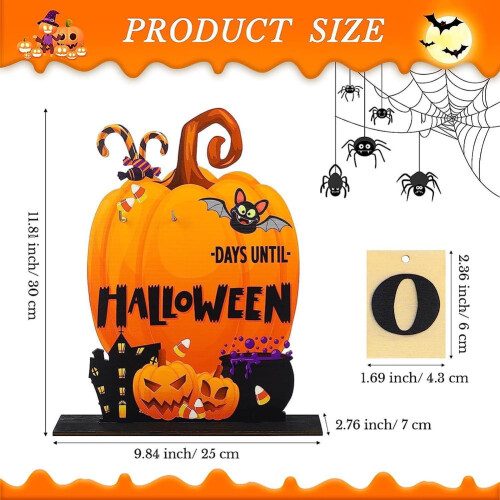 Ημερολόγιο Halloween Advent, Χαρούμενο Ημερολόγιο Αντίστροφης Μέτρησης Κολοκύθας Halloween 1