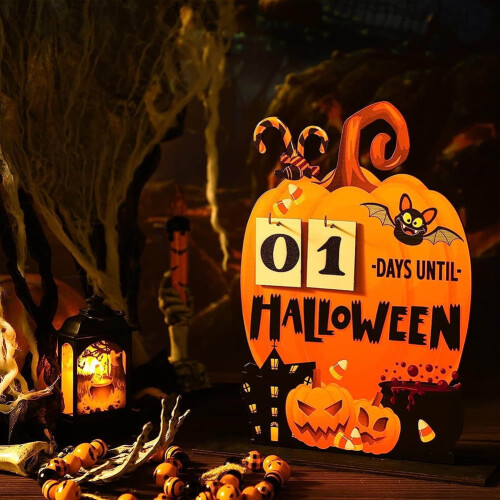 Ημερολόγιο Halloween Advent, Χαρούμενο Ημερολόγιο Αντίστροφης Μέτρησης Κολοκύθας Halloween 2