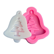 Molde para pastel de Navidad Yakbaofuo, molde de silicona para decoración navideña, molde para fondant, pastel, chocolate, galletas, herramientas