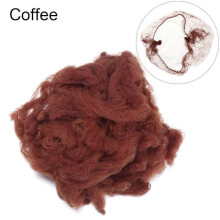 50 redecillas invisibles para el cabello, malla fina, para pelucas, estilo ballet, color café.