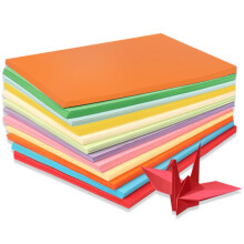 100 folhas de papel colorido A4, 70 g/m², feito à mão, para arte DIY.