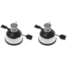 2 mini brûleurs à gaz HT-5015M, mini brûleur à gaz de table, chauffage pour cafetière à siphon.
