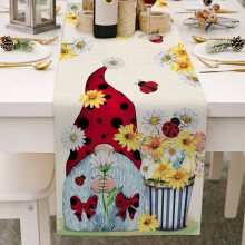 Rustikale Tischläufer, Tischflaggen, rutschfeste Tischsets für Hochzeiten, Bankette und Landhausdekoration – 13 x 72 Zoll