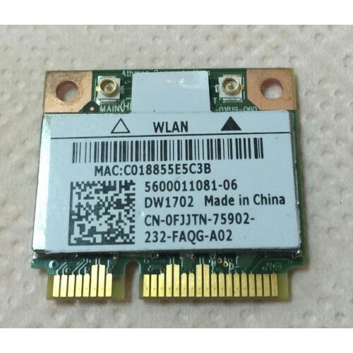 Κάρτα FOR για κάρτα DW1702AR5B195 3.0mini pci-e για φορητό υπολογιστή