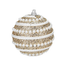 Christmas Baubles Tree Ornaments, High-Grade Pearl Thread Pendants, Painted Decorations Supplies Gifts, Compatible with Christmas Tree Decor
