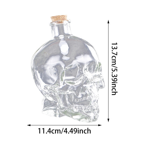 Μπουκάλι Skeleton Head Creative Dispenser Γυάλινο Κύπελλο Σφραγισμένο Αποθηκευτικό Μπουκάλι 1