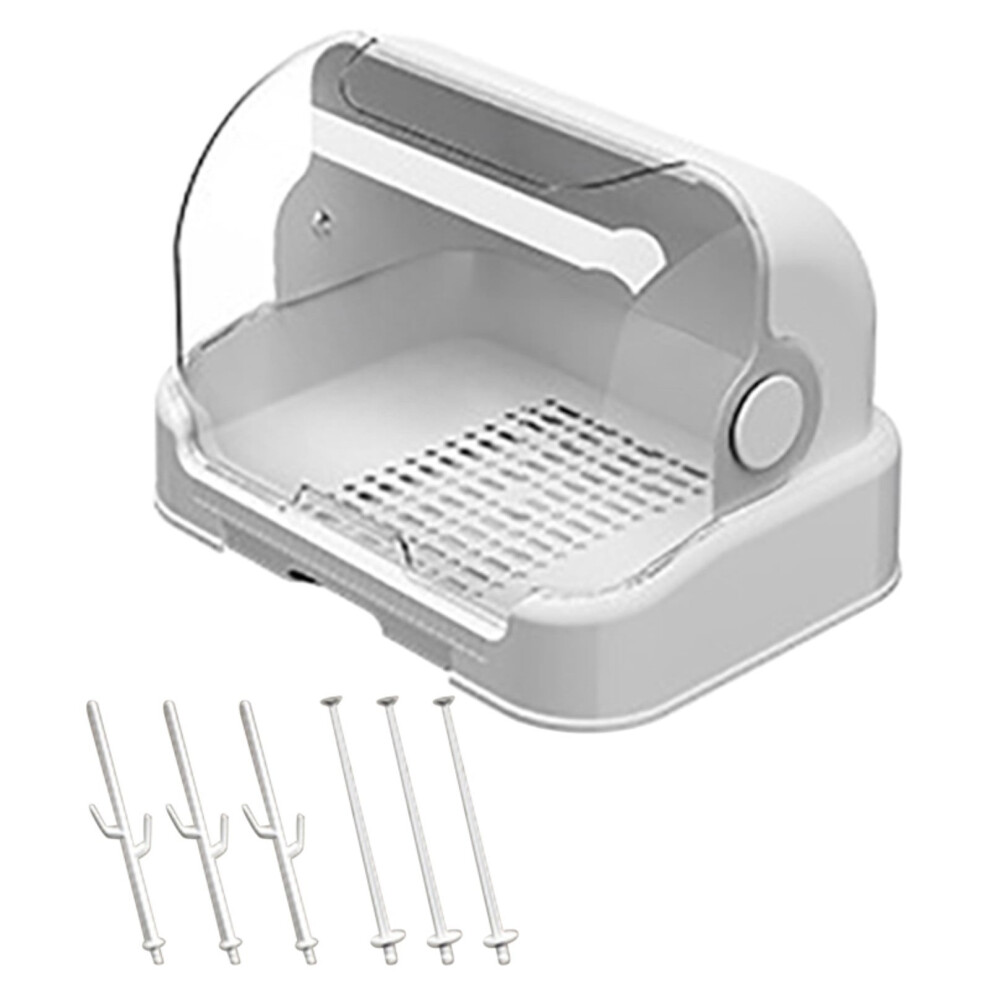 Dealovy Baby Bottle Drying Rack with Removable Drip Tray, compatible with various bottles, Countertop Organizer for Nursing Storage