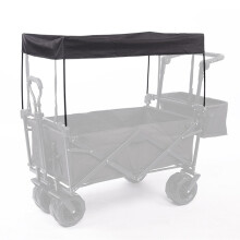 Auvent SUKIY pour chariot de jardin, protection solaire pour chariot.