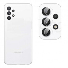 2-PACK kompatibelt med Samsung A32 5G Kameralinsskydd Transparent