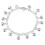 Fankiway Small Bell Water Diamond Foot Chain Double Layer Ιαπωνικά και Κορεάτικα Υποδήματα Παραλίας, 1
