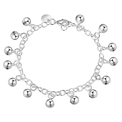 Fankiway Small Bell Water Diamond Foot Chain Double Layer Ιαπωνικά και Κορεάτικα Υποδήματα Παραλίας,