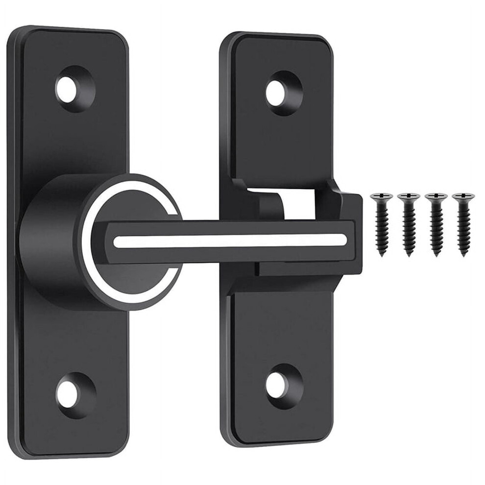Ckepdyeh Luminous Barn Door Lock,Sliding Barn Door Latch,180 Degree Heavy Duty Gate Latch Suitable For Garden,Garage 9395123721644