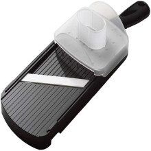 CNKOO Advanced Ceramic Adjustable Mandoline Vegetable Slicer with Handguard-Red 11" x 4"