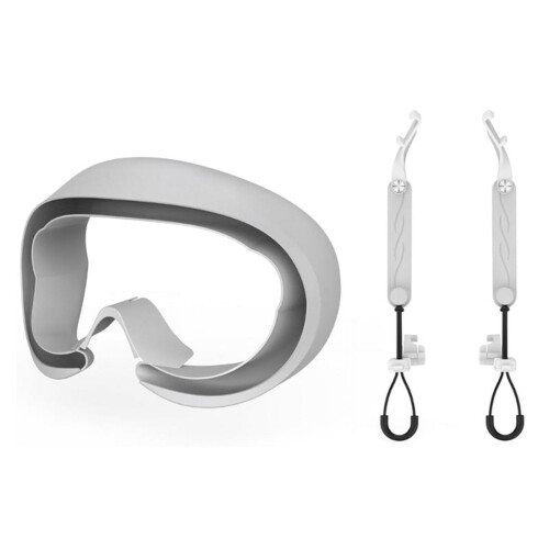 VR-Griff für Pico4VR-Gaming-Headset-Controller, Lichtleckage-Pad, VR-Zubehör – Hellgrau