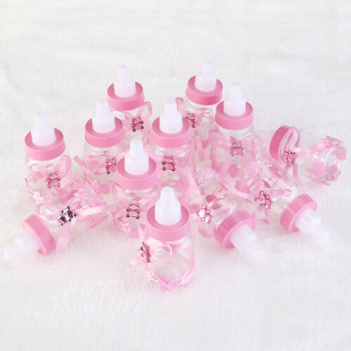 Eease godisask för babyshower, godisflaskor i stil med 12 flaskor 2