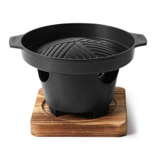 Portable Charcoal Grill Mini BBQ for 12 People Outdoor Camping Lightweight Easy Assembly