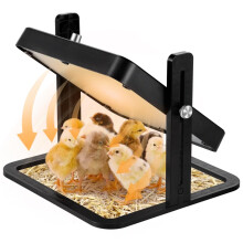 Chicken Brooder Heater with Adjustable Temperature Control, Height Adjustable Chick Heating Plate for 1015 Chicks