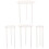 4 Sets of Cake Separator Plates Reusable Plastic Cake Holders Set Tiered Cake Construction Stacking Tools 1