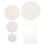 4 Sets of Cake Separator Plates Reusable Plastic Cake Holders Set Tiered Cake Construction Stacking Tools 4