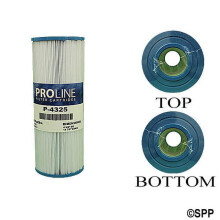 Φίλτρο, Proline, Διάμετρος: 4-5/8", Μήκος: 11-7/8", Άνω: 2-1/16" Ανοιχτό, Κάτω: 2-1/16" Ανοιχτό, 25 τ.μ.
