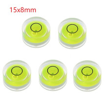 5pcs Round Bubble Level Spirit Level Bullseye Level Measurement Instrument