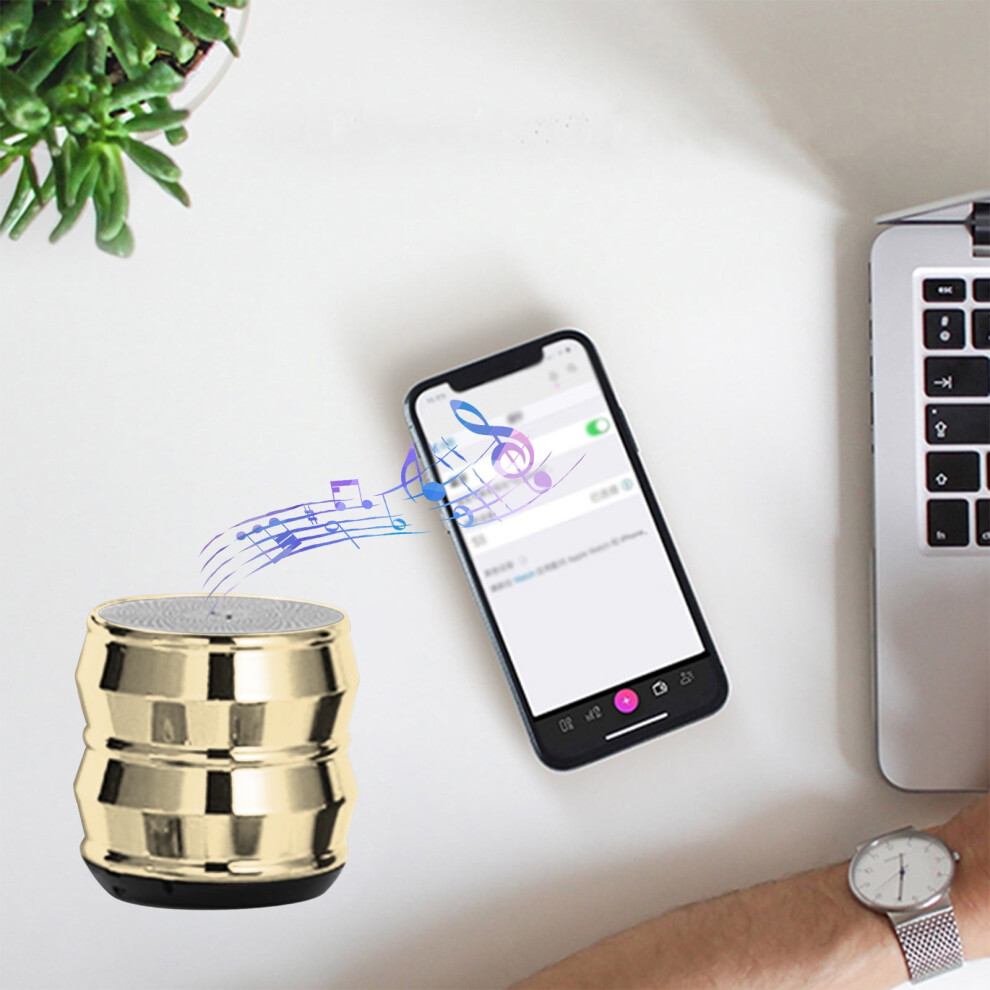 Speakers Gnobogi 5.0 Metal Mini Bluetooth Speaker Couplet And Convenient Outdoor Plug-In Small Audio Built-In Microphone Portable Audio Clearance 9395123724683