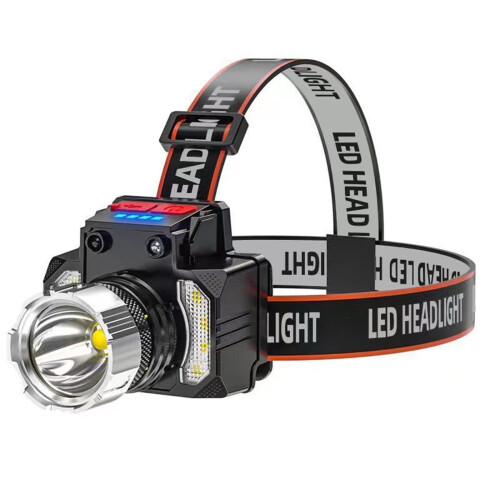 Lanterna de cabeça LED recarregável de 500 lúmens com feixe amplo de 230, modo sensor, clipe, compatível com camping e corrida, Gadgets 2