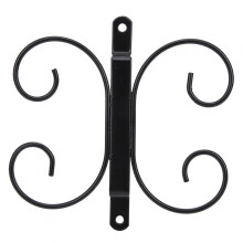 Nikou Wine Glass Hanger-Wall Mounted Wine Glass Holder Inverted Bracket Hanger Hanger Home Kitchen Bar Decoration(Black)