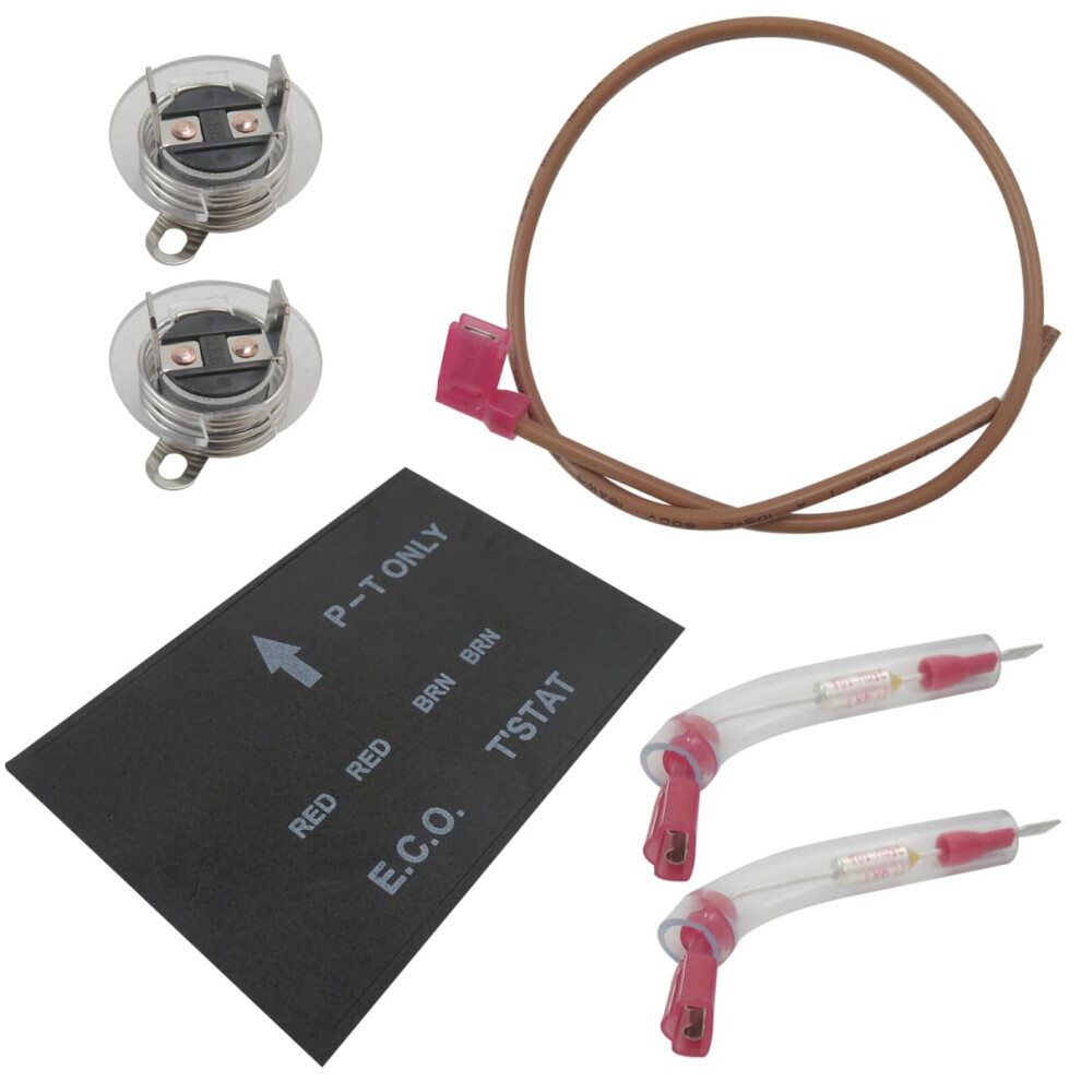 Rv Water Heater Thermostat Kit With Thermal Cutoff And Eco, For Atwood 91447 93866 Gas Electric 2 Pcs 9053599394495