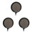 Oxygen Cake Bubble Disk Stone Air Pump for Aquarium Hydroponics Set of 3 1