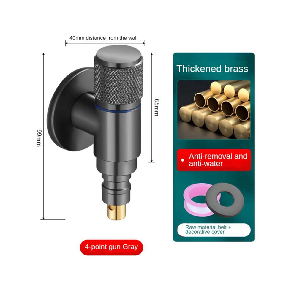 Washing Machine Faucets Soild Brass Single Cold Wall Mounted Outdoor Garden Mop Pool Tap Industrial Grade Brass Washing 9071309666571