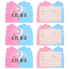32pcs Baby Shower Gender Reveal Invitation Cards Baby Shower Party Invitations
