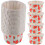 100 Pcs Cake Paper Cups Exquisite Baking Cups Strawberry Pattern Bakery Cupcake 1