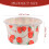 100 Pcs Cake Paper Cups Exquisite Baking Cups Strawberry Pattern Bakery Cupcake 3