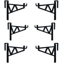 Beehive Frame Holder Stand, Compatible with Different Hive Sizes, 6-Pack Beekeeping Tools for Honey Harvesting & Inspection, Includes Frame Perch &